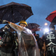 Protesters face off with police outside the Legislative Council Building after a school boycott rally in Central district on September 2, 2019